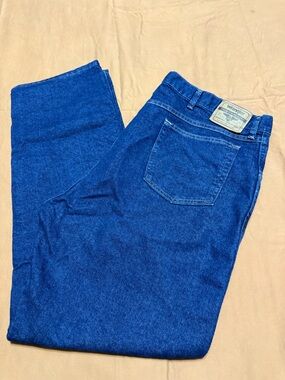 Wrangler Men’s Deep Blue Straight-Leg Jeans
